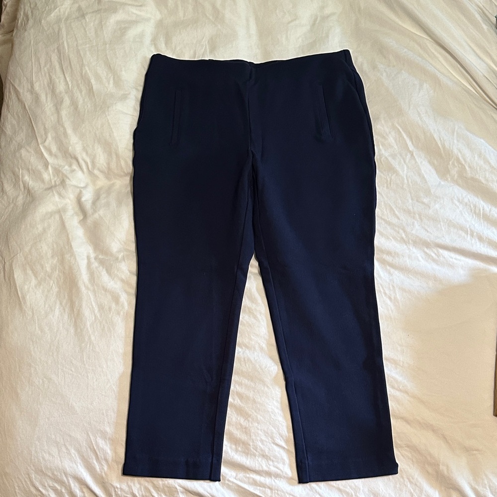 Chico's Dark Blue Ankle Pants size 1 size 8 Medium